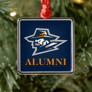 UTEP Alumni Metal Ornament