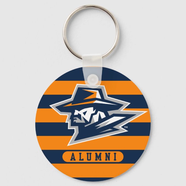 UTEP Alumni Stripes Keychain (Front)
