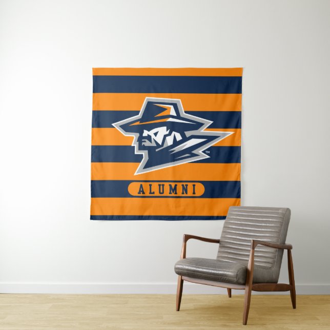 UTEP Alumni Stripes Tapestry (In Situ)