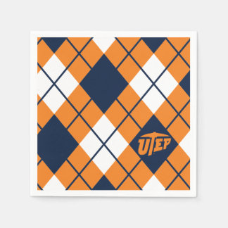 UTEP Argyle Napkins