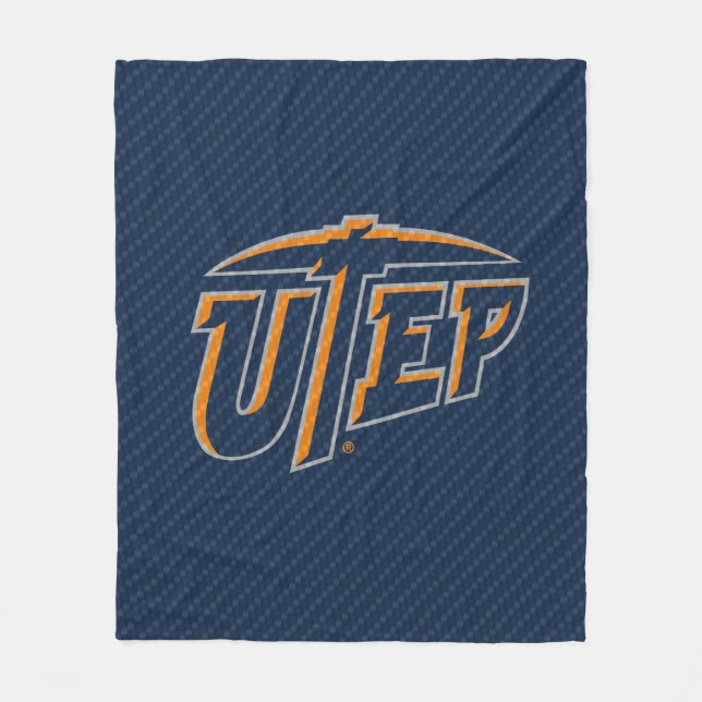 UTEP Carbon Fiber Fleece Blanket (Front)