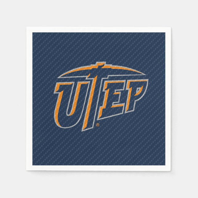 UTEP Carbon Fiber Napkins (Front)