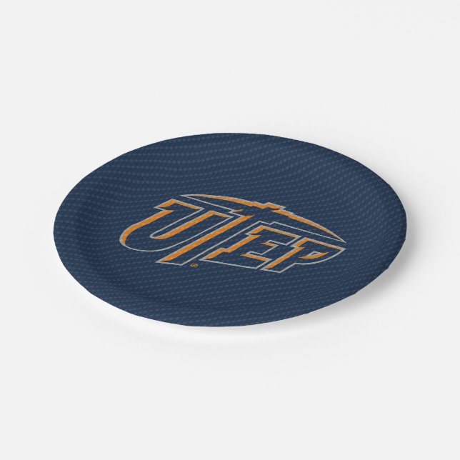 UTEP Carbon Fiber Paper Plates (Angled)