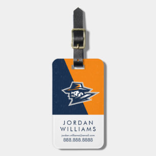 UTEP Color Block Distressed Luggage Tag