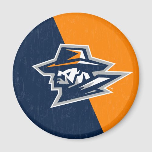 UTEP Color Block Distressed Magnet