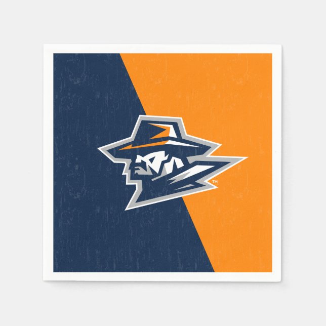 UTEP Color Block Distressed Napkins (Front)