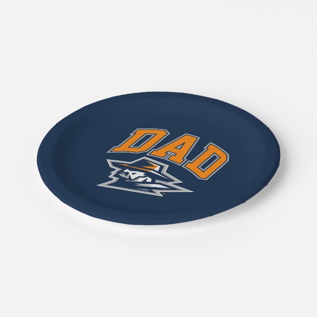 UTEP Dad Paper Plates (Angled)