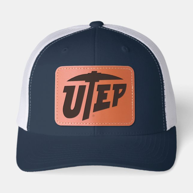 UTEP LEATHER PATCH HAT (Front)