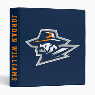 UTEP Miner Logo 3 Ring Binder