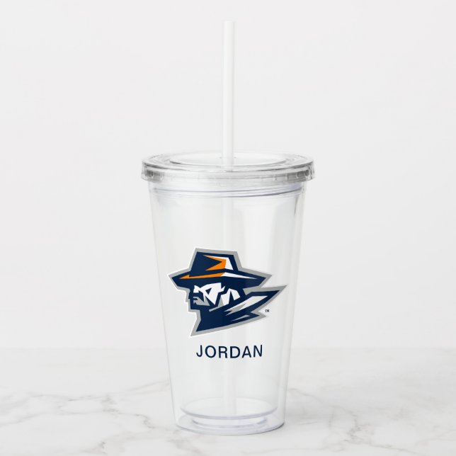 UTEP Miner Logo Acrylic Tumbler (Front)