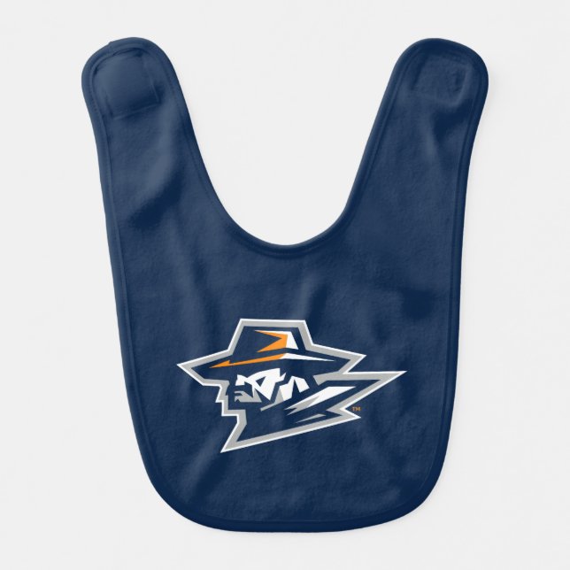 UTEP Miner Logo Baby Bib (Front)