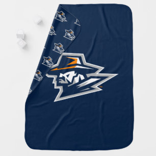 UTEP Miner Logo Baby Blanket
