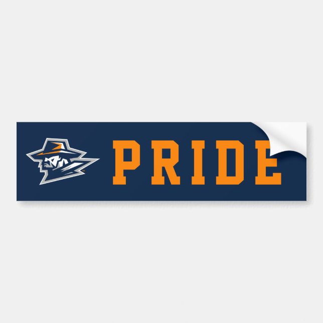 UTEP Miner Logo Bumper Sticker (Front)