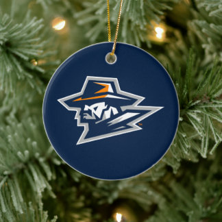 UTEP Miner Logo Ceramic Ornament