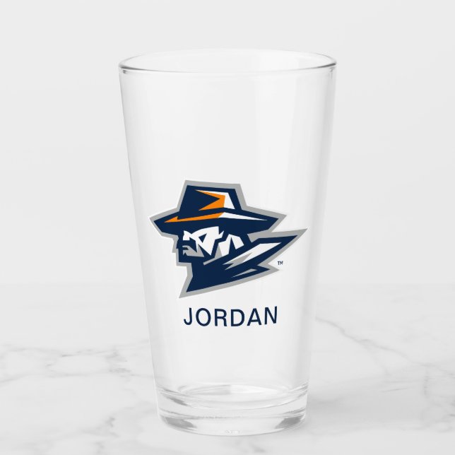 UTEP Miner Logo Glass (Front)