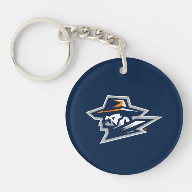 UTEP Miner Logo Keychain (Front)