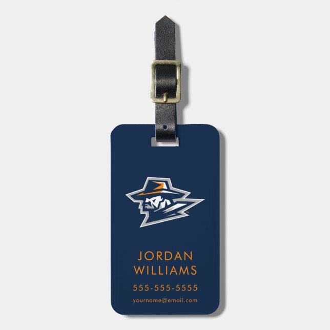UTEP Miner Logo Luggage Tag (Front Vertical)