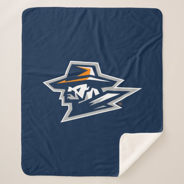 UTEP Miner Logo Sherpa Blanket (Front)