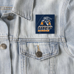UTEP Miners Basketball Button