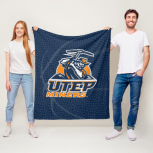 UTEP Miners Basketball Fleece Blanket