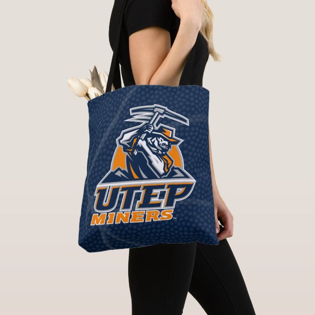 UTEP Miners Basketball Tote Bag (Close Up)