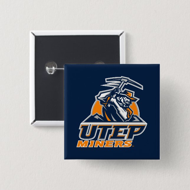 UTEP Miners Button (Front & Back)
