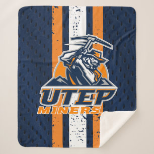 UTEP Miners Jersey Sherpa Blanket
