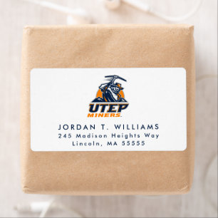 UTEP Miners Label