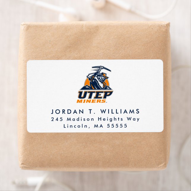 UTEP Miners Label (Insitu)