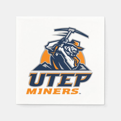 UTEP Miners Napkins