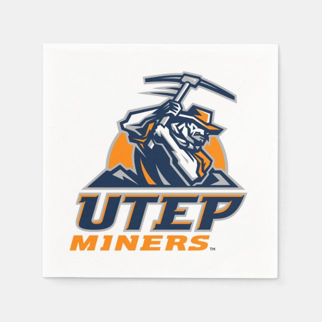 UTEP Miners Napkins (Front)