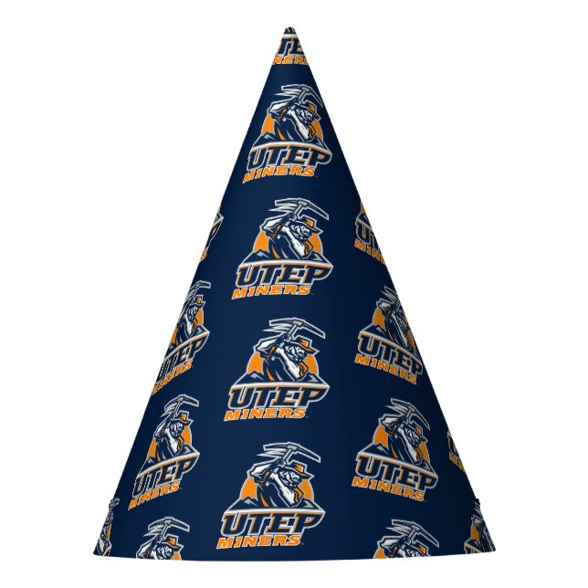 UTEP Miners Party Hat (Front)