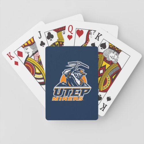 UTEP Miners Poker Cards