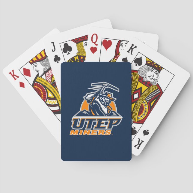 UTEP Miners Poker Cards (Back)