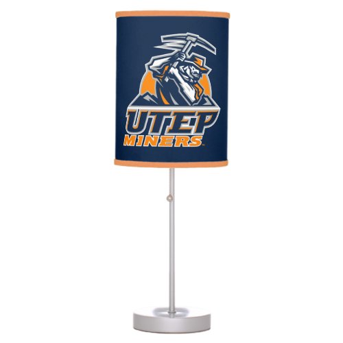 UTEP Miners Table Lamp