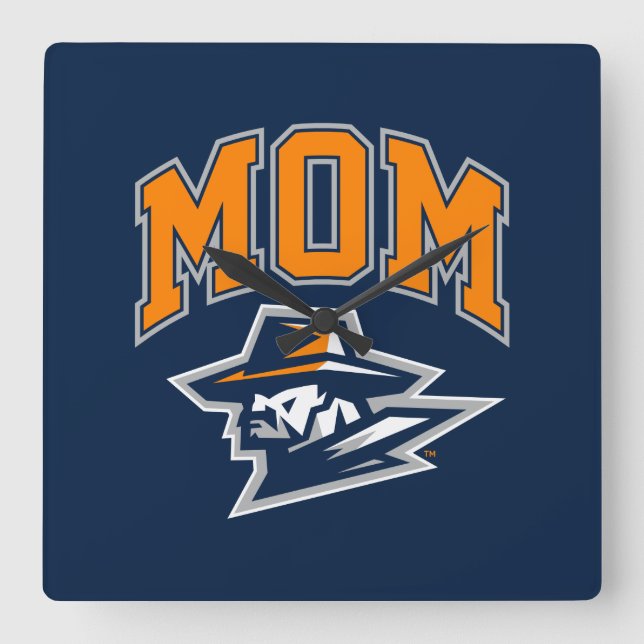 UTEP Mom Square Wall Clock (Front)