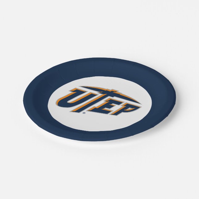 UTEP PAPER PLATES (Angled)