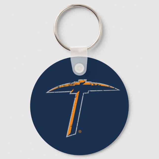 UTEP Pickaxe Keychain (Front)