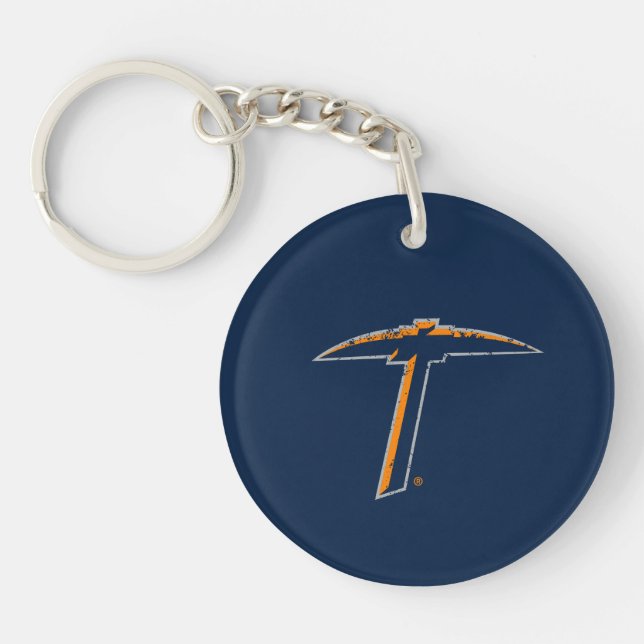 UTEP Pickaxe Keychain (Front)