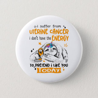 Uterine Cancer Awareness Month Ribbon Gifts Button