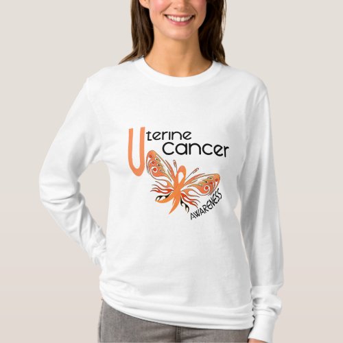 Uterine Cancer BUTTERFLY 31 T_Shirt