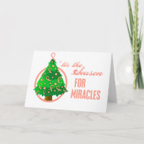 Uterine Cancer Christmas Miracles Holiday Card