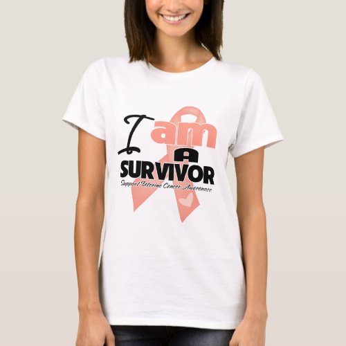 Uterine Cancer _ I am a Survivor T_Shirt