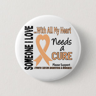 Uterine Cancer Needs A Cure 3 Button