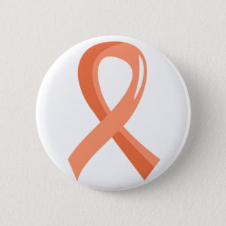 Uterine Cancer Peach Ribbon 3 Button