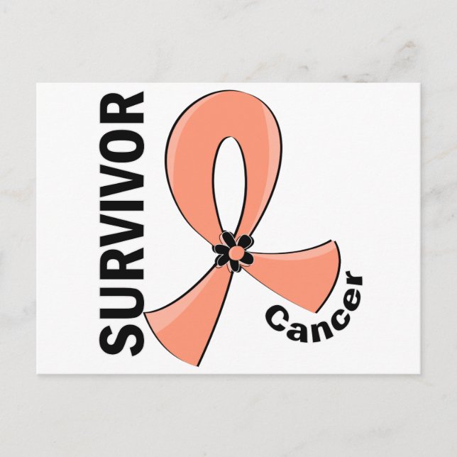 Uterine Cancer Survivor 12 Postcard (Front)