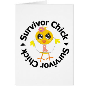 Uterine Cancer Survivor Chick Cards