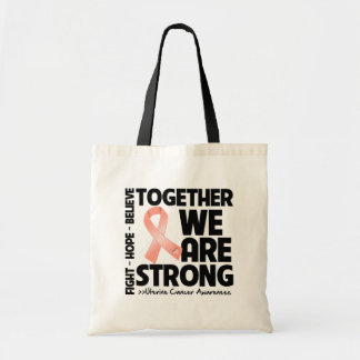 Uterine Cancer Together We Are Strong Tote Bag