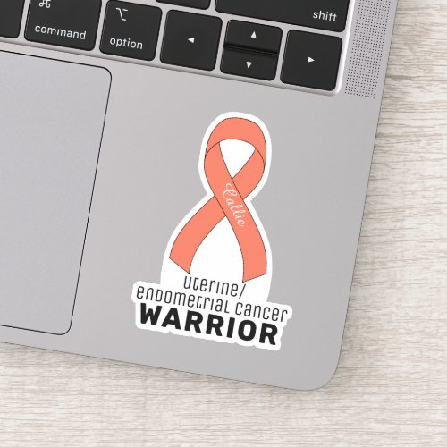 UterineEndometrial Cancer Vinyl Sticker