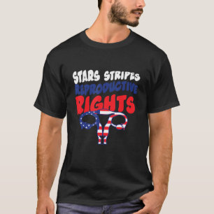 Uterus American Flag Show Feminist Womens Rights T-Shirt